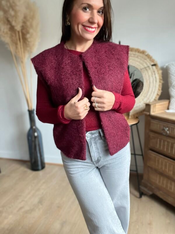 img_2748 Gilet sans manches bordeaux – Modèle Blanche