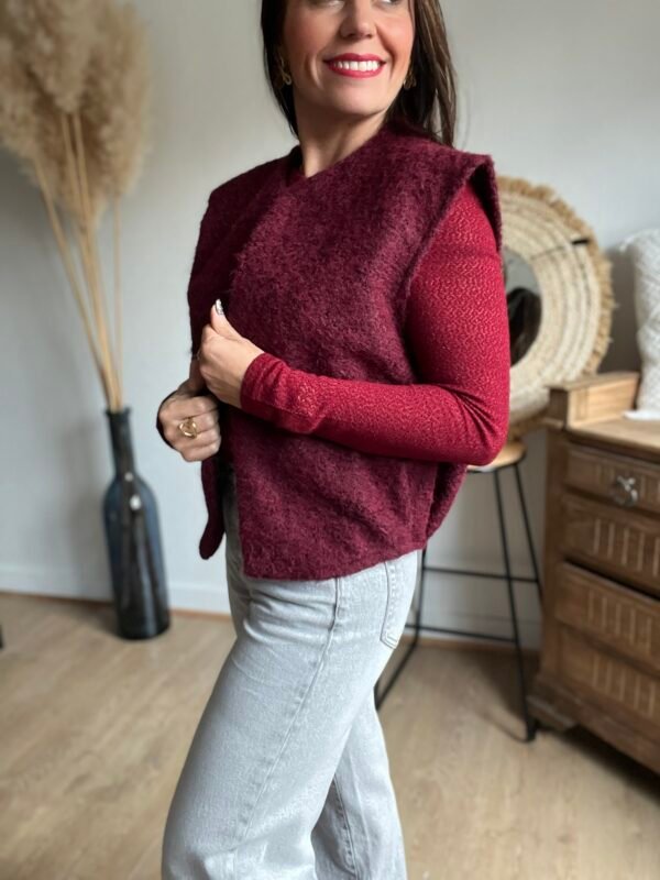 img_2749 Gilet sans manches bordeaux – Modèle Blanche