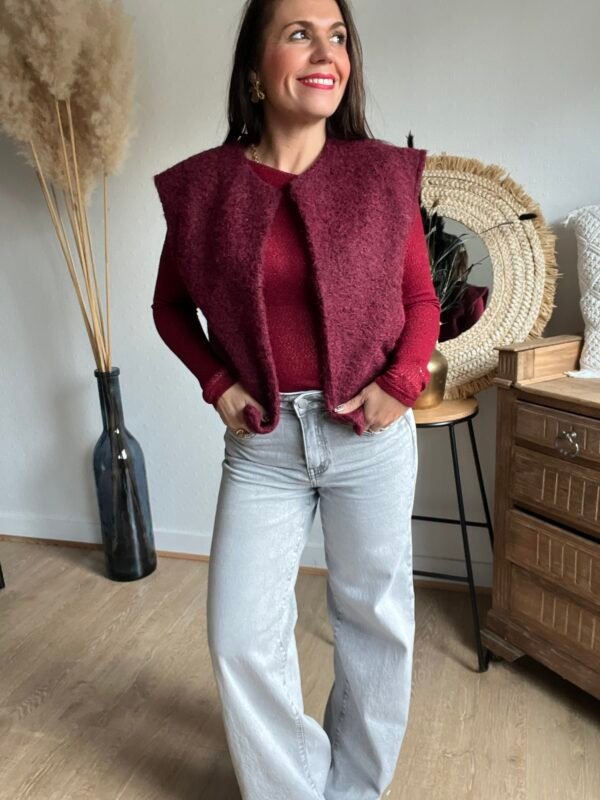 img_2751 Gilet sans manches bordeaux – Modèle Blanche