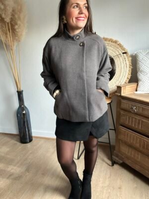 Veste grise courte - Modèle Moira