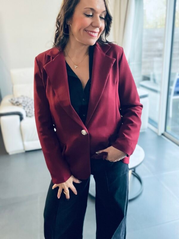 Blazer bordeaux - Modèle Bahia