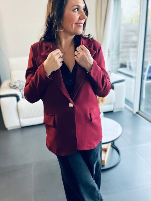 Blazer bordeaux - Modèle Bahia