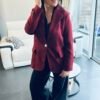Blazer bordeaux - Modèle Bahia