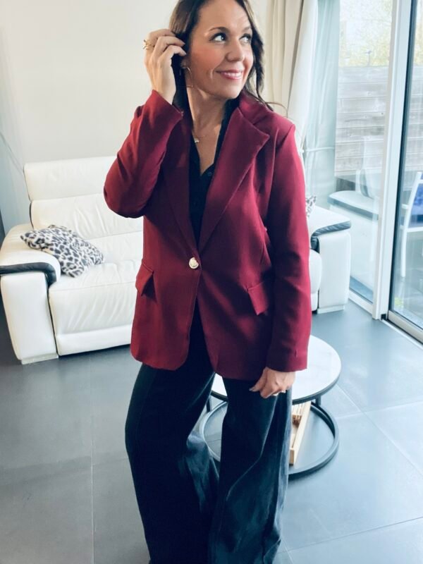 Blazer bordeaux - Modèle Bahia