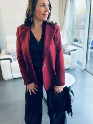 Blazer bordeaux - Modèle Bahia