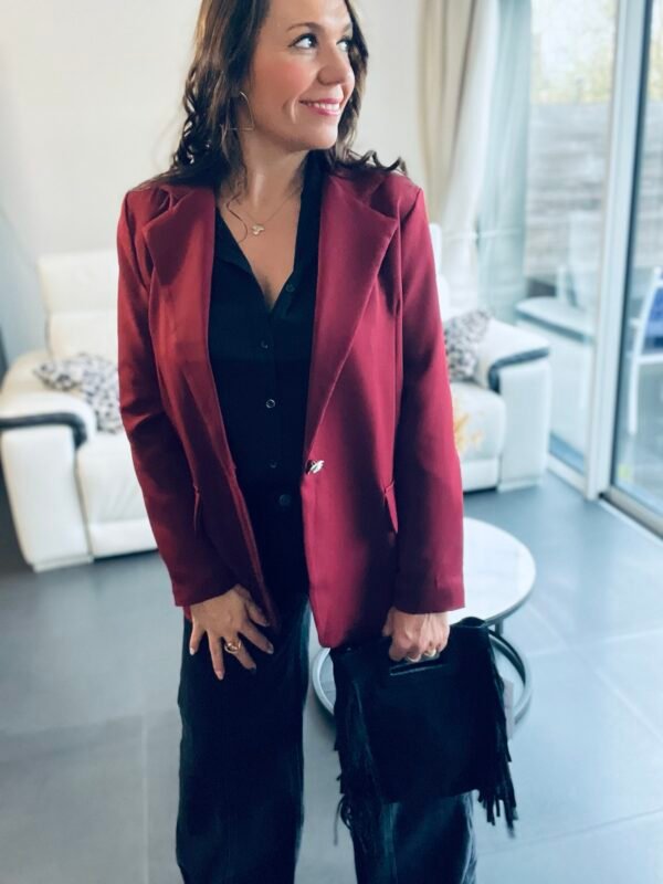 Blazer bordeaux - Modèle Bahia