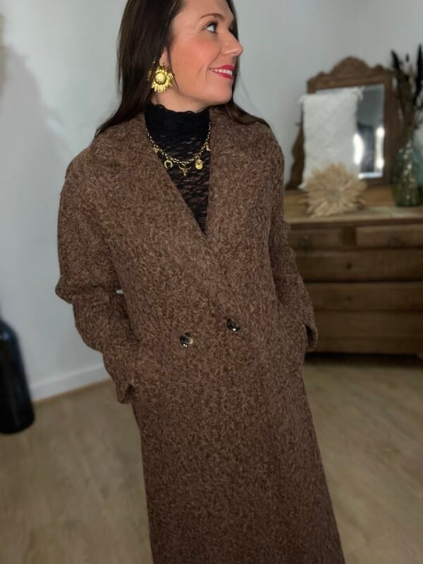 img_3886-2 Manteau long marron – Modèle Marion