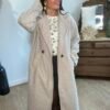 manteau long beige Manteau long beige– Modèle Marion