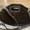 Sac à main avec franges cuir daim marron – Modèle Magali