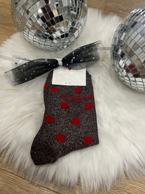 chaussettes a paillettes curieuse Chaussettes à Paillettes curieuse