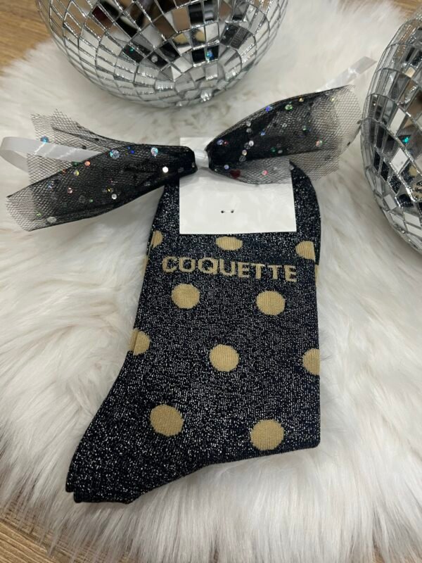 chaussette paillettes coquette Chaussettes à Paillettes coquette