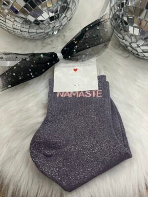 chaussettes a paillettes namaste Chaussettes à Paillettes namaste