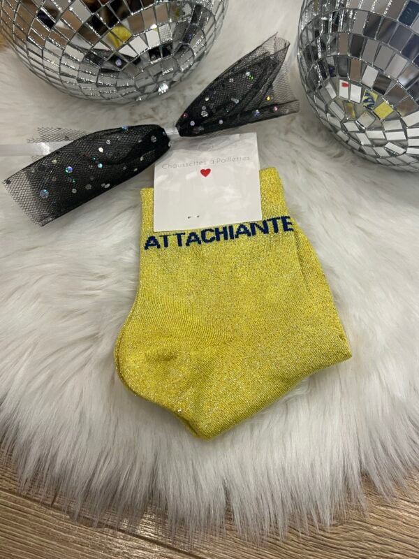 chaussettes a paillettes attachiante Chaussettes à Paillettes attachiante