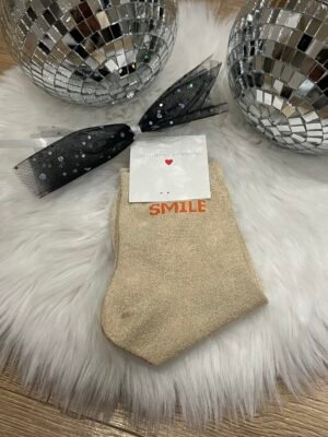 chaussettes a paillettes smile Chaussettes à Paillettes smile