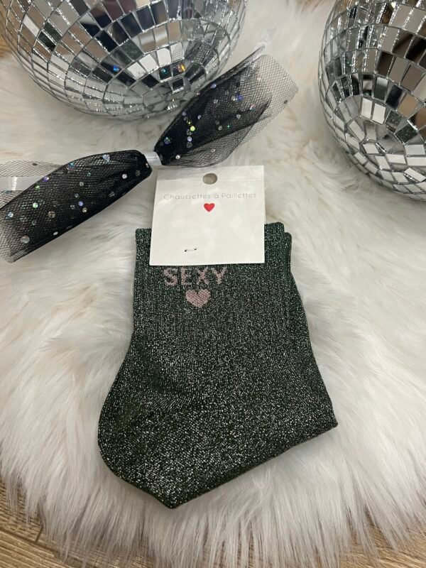 chaussettes a paillettes sexy Chaussettes à Paillettes sexy