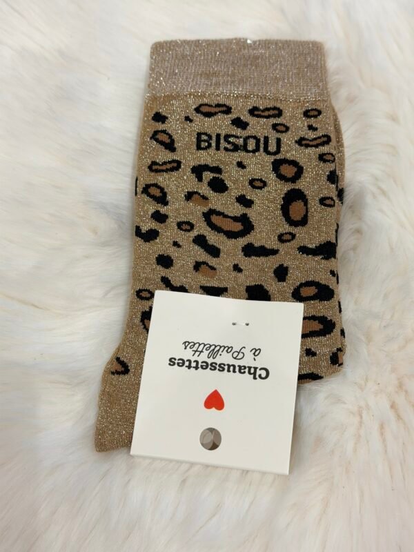 Chaussettes à Paillettes Bisou