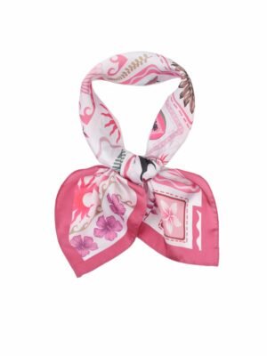 Petit foulard carré – Modèle Rosa