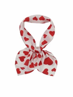 Petit foulard carré – Modèle Love