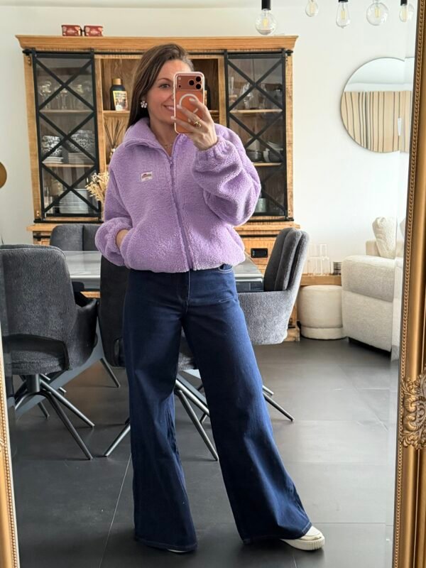 Veste polaire lilas  - Modèle Paddinton