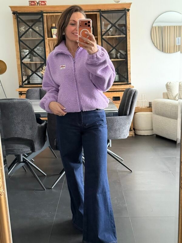 Veste polaire lilas  - Modèle Paddinton