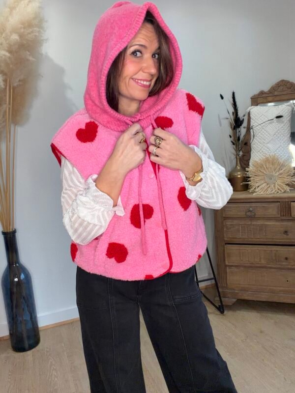 img_1608 Cagoule rose fushia – Modèle Lucile