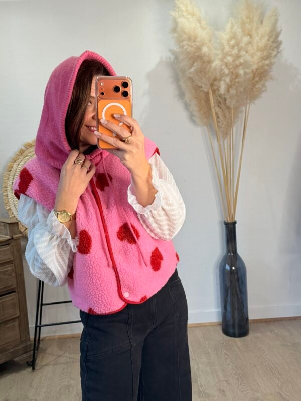 img_1645 Cagoule rose fushia – Modèle Lucile