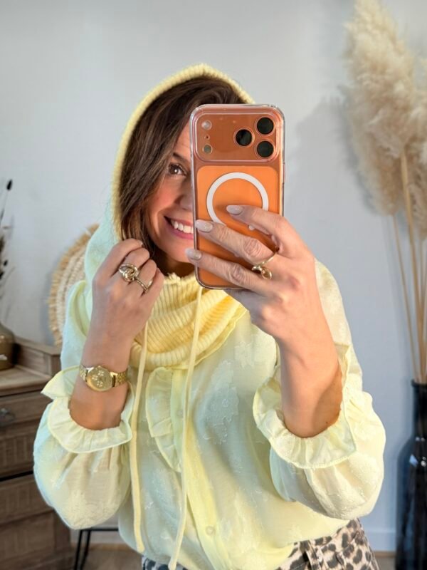 img_2050 Cagoule jaune pale – Modèle Lucile