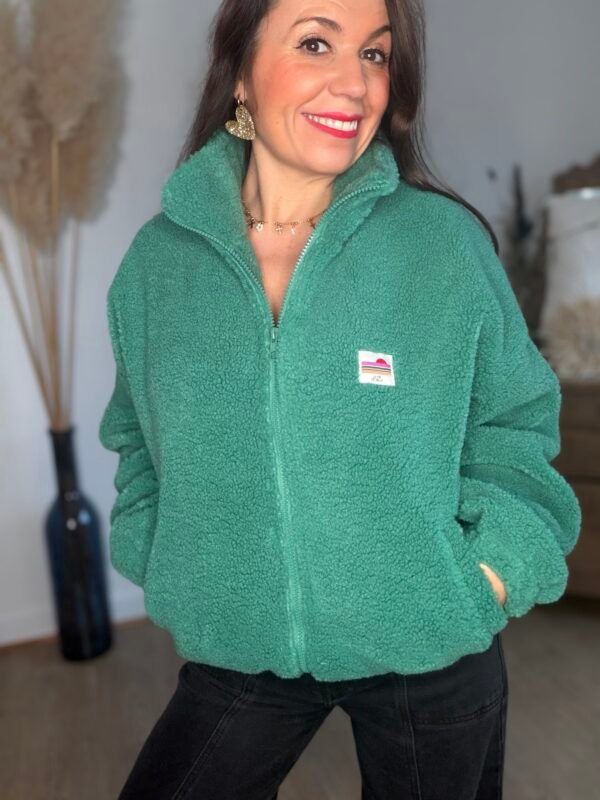 Veste polaire vert  - Modèle Paddinton