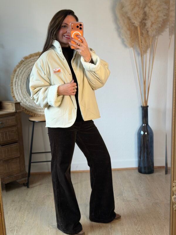 Veste réversible beige - Modèle Sutton