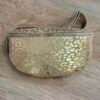 Sac banane métallisé doré léopard – Modèle Lou