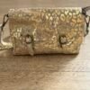 Sac besace cuir Suède beige léopard – Modèle Lydia