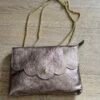 Sac cuir métallisé bronze - Modele Will