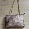 Sac cuir métallisé bronze - Modele Will