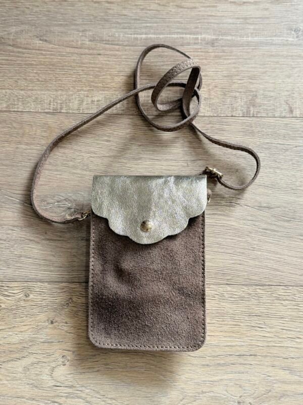 img_2423 Pochette de portable bi matière - Modele nuage