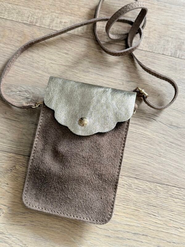 img_2424 Pochette de portable bi matière - Modele nuage