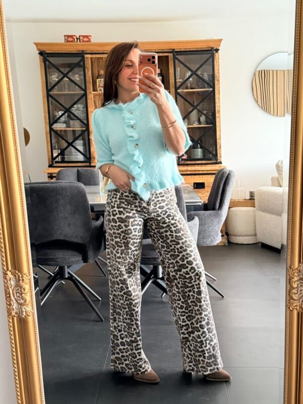 img_2572 Gilet bleu pastel - Modèle Kelly