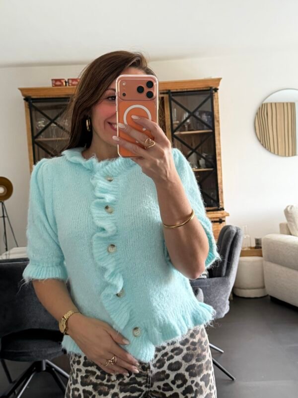 img_2574-2 Gilet bleu pastel - Modèle Kelly