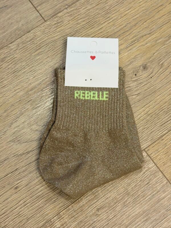 Chaussettes à Paillettes Rebelle