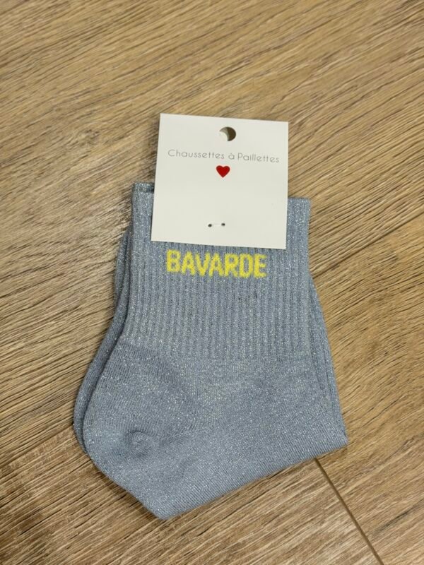 Chaussettes à Paillettes bavarde