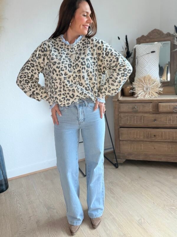 Jean flare bleu clair - Modèle Mona