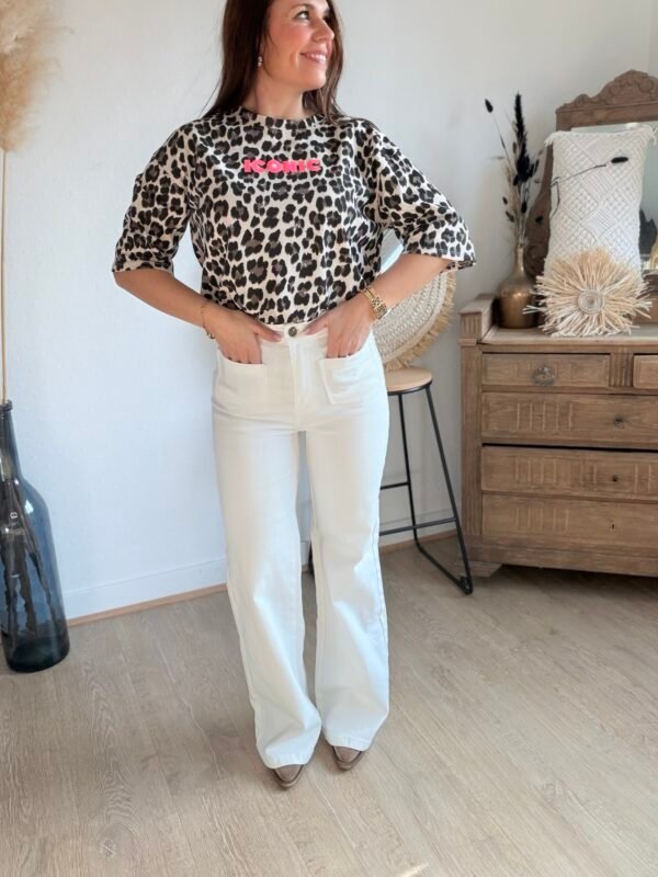 Jean wide blanc - Modèle Gaspard