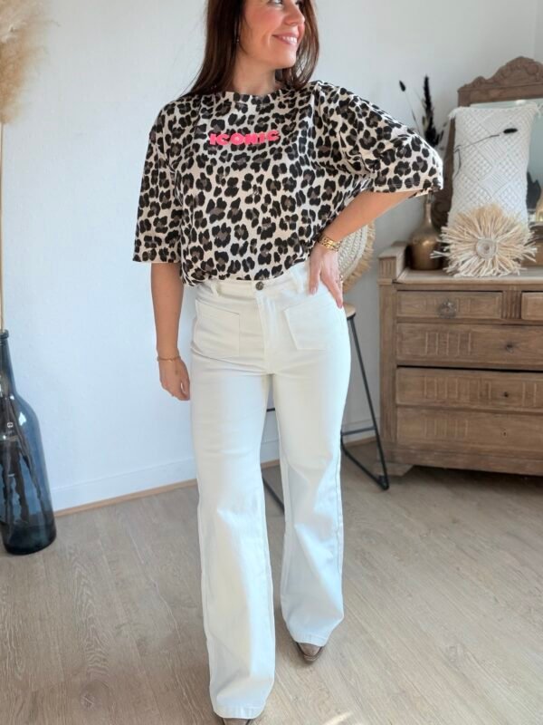 Jean wide blanc - Modèle Gaspard