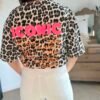 T shirt léopard beige - Modèle Iconic