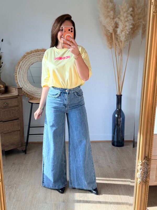 Jean Palazzo bleu - Modèle Lydie