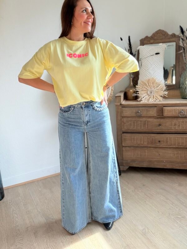 Jean Palazzo bleu - Modèle Lydie