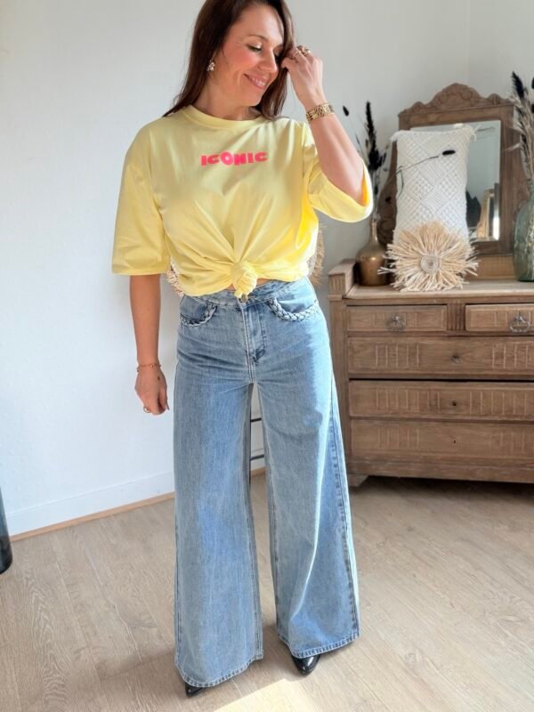 Jean Palazzo bleu - Modèle Lydie