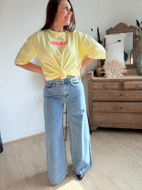 Jean Palazzo bleu - Modèle Lydie