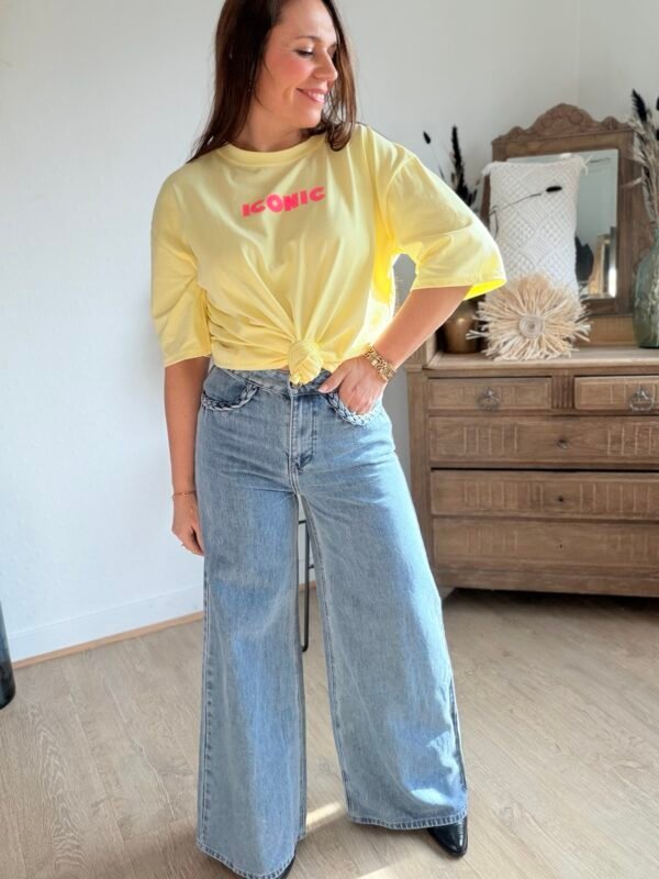 T shirt Jaune - Modèle Iconic