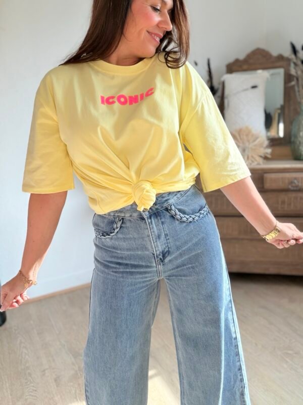 T shirt Jaune - Modèle Iconic