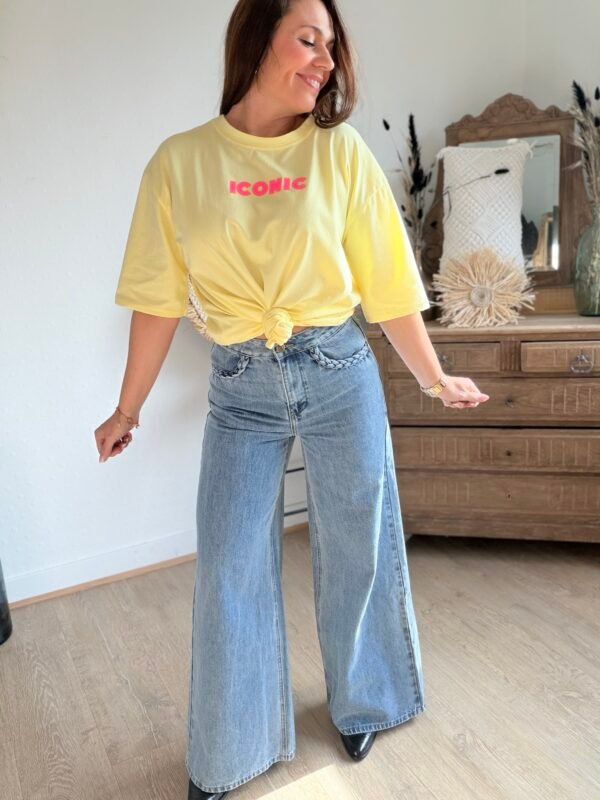 Jean Palazzo bleu - Modèle Lydie